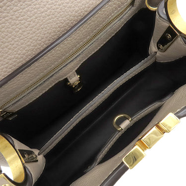 ルイヴィトン LOUIS VUITTON カプシーヌ BB M94634 ガレ レザー トリヨンレザー 　　 2WAYバッグ ゴールド金具 グレージュ ショルダーバッグ ハンドバッグ