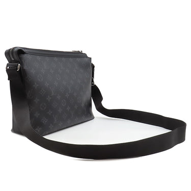 ルイヴィトン LOUIS VUITTON オディセ メッセンジャー PM M44223 モノグラム エクリプス レザー モノグラムエクリプスキャンバス ショルダーバッグ シルバー金具 黒 グレー