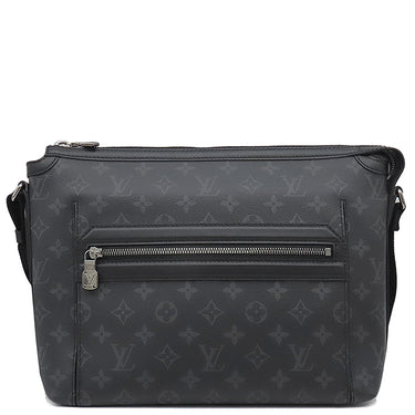 ルイヴィトン LOUIS VUITTON オディセ メッセンジャー PM M44223 モノグラム エクリプス レザー モノグラムエクリプスキャンバス ショルダーバッグ シルバー金具 黒 グレー