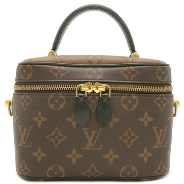 ルイヴィトン LOUIS VUITTON ヴァニティ NV PM M45165 モノグラム×モノグラムリバース モノグラムキャンバス モノグラムリバースキャンバス 2WAYバッグ ゴールド金具 茶 バニティ ハンドバッグ 旧型