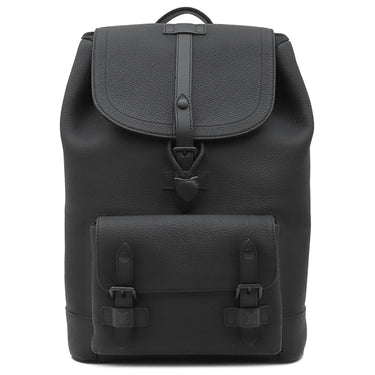 ルイヴィトン LOUIS VUITTON クリストファー スリム バックパック M58644 ブラック レザー トリヨンレザー リュック・デイパック マットブラック金具 黒