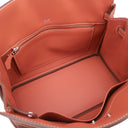 エルメス HERMES シャドーバーキン25 サンギーヌ ヴォースイフト ハンドバッグ シルバー金具 赤