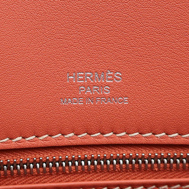 エルメス HERMES シャドーバーキン25 サンギーヌ ヴォースイフト ハンドバッグ シルバー金具 赤