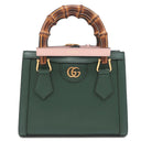 グッチ GUCCI グッチ ダイアナ ミディアム トート 702721 グリーン レザー 2WAYバッグ ゴールド金具 緑 バンブー ウェブストライプ