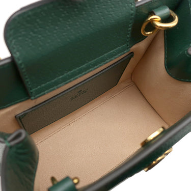 グッチ GUCCI グッチ ダイアナ ミディアム トート 702721 グリーン レザー 2WAYバッグ ゴールド金具 緑 バンブー ウェブストライプ