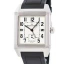 腕時計 ジャガールクルト JAEGER LECOULTRE レベルソ スクアドラ ホームタイム Q7008420 230.8.77 自動巻き メンズ 回転 2タイム GMT スクエア