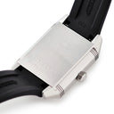 腕時計 ジャガールクルト JAEGER LECOULTRE レベルソ スクアドラ ホームタイム Q7008420 230.8.77 自動巻き メンズ 回転 2タイム GMT スクエア