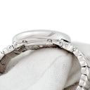 腕時計 カルティエ Cartier ミニベニュワール W15189L2 クオーツ レディース K18WG無垢 アイボリー ローマン オーバル 青針