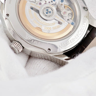 腕時計 ジャガールクルト JAEGER LECOULTRE マスター ホームタイム Q1628420 147.8.05.S 自動巻き メンズ デュアルタイム スモールセコンド