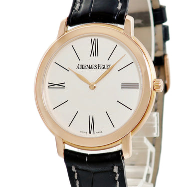 腕時計 オーデマピゲ AUDEMARS PIGUET ジュール オーデマ エクストラフラット 15093OR.OO.A002CR.01 手巻き メンズ K18PG無垢 バー ローマン