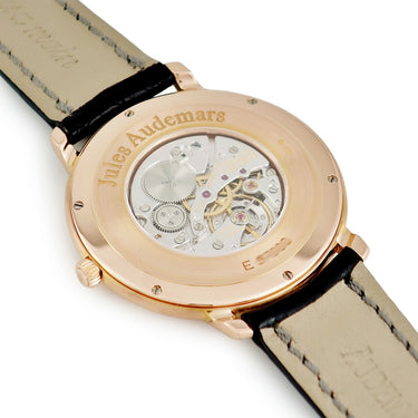 腕時計 オーデマピゲ AUDEMARS PIGUET ジュール オーデマ エクストラフラット 15093OR.OO.A002CR.01 手巻き メンズ K18PG無垢 バー ローマン