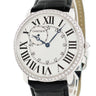 腕時計 カルティエ Cartier ロンド ルイ カルティエ WR007002 手巻き メンズ OH済 K18WG無垢 純正ダイヤ ローマン ギョウシェ 青針