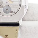 腕時計 カルティエ Cartier ロンド ルイ カルティエ WR007002 手巻き メンズ OH済 K18WG無垢 純正ダイヤ ローマン ギョウシェ 青針