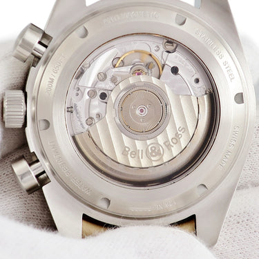 腕時計 ベル&ロス BELL＆ROSS ヴィンテージ 126XL 126.XL 自動巻き メンズ クロノグラフ デイト タキメーター スモールセコンド