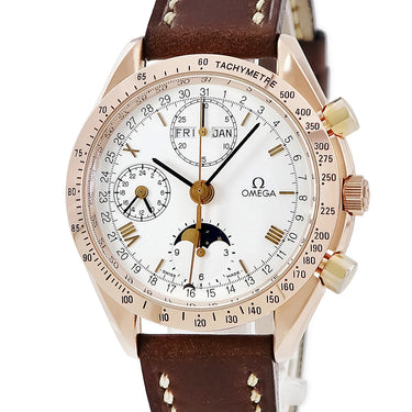 腕時計 オメガ OMEGA スピードマスター トリプルカレンダー ムーンフェイズ 175.0034 自動巻き メンズ K18PG無垢 クロノグラフ
