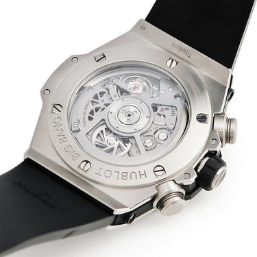 腕時計 ウブロ HUBLOT ビッグバン ウニコ チタニウム 411.NX1170.RX 自動巻き メンズ デイト クロノグラフ スモールセコンド