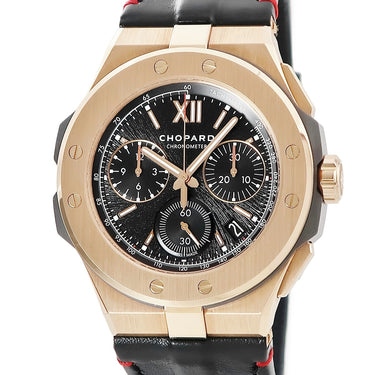 腕時計 ショパール CHOPARD アルパイン イーグル XL クロノ 295387-9001 自動巻き メンズ K18RG×チタン ブラック フライバック デイト