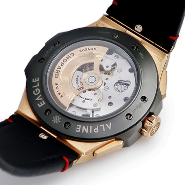 腕時計 ショパール CHOPARD アルパイン イーグル XL クロノ 295387-9001 自動巻き メンズ K18RG×チタン ブラック フライバック デイト