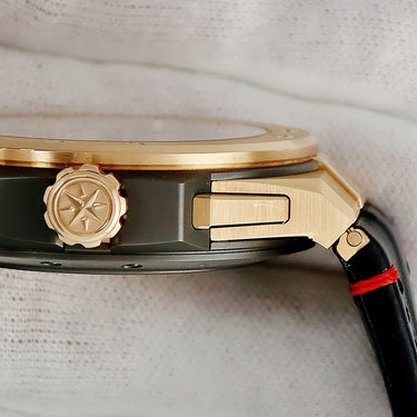 腕時計 ショパール CHOPARD アルパイン イーグル XL クロノ 295387-9001 自動巻き メンズ K18RG×チタン ブラック フライバック デイト