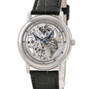 腕時計 クレドール Credor シグノ メカニカル スケルトン GBBD985 6899-00A0 手巻き メンズ OH済 Pt950無垢 彫金 シルバー 薄型