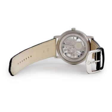 腕時計 クレドール Credor シグノ メカニカル スケルトン GBBD985 6899-00A0 手巻き メンズ OH済 Pt950無垢 彫金 シルバー 薄型