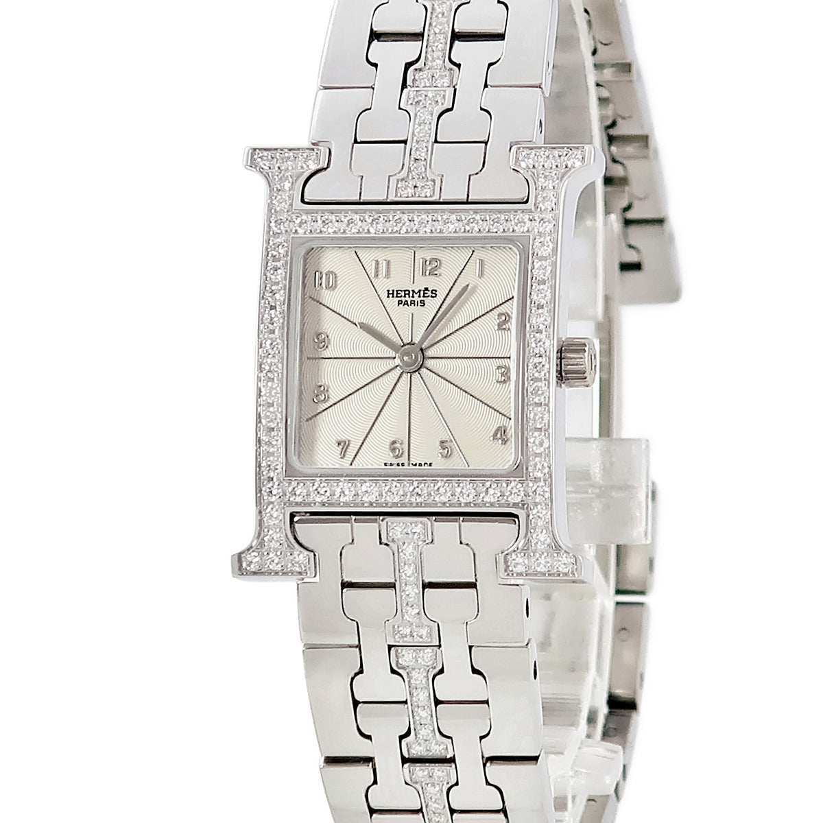 エルメス HERMES Hウォッチ PM HH1.230 クオーツ レディース 純正