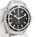 腕時計 オメガ OMEGA シーマスター 600 プラネットオーシャン 2201.50.00 自動巻き メンズ OH済 ブラック 黒 逆回転防止ベゼル