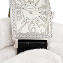 腕時計 フランクミュラー FRANCK MULLER ロングアイランド レリーフ 952 QZ REL D 1R クオーツ レディース 純正ダイヤ ギョウシェ