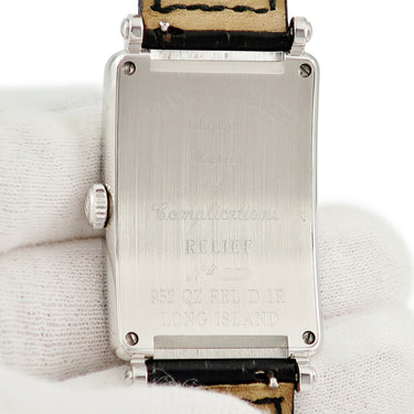 腕時計 フランクミュラー FRANCK MULLER ロングアイランド レリーフ 952 QZ REL D 1R クオーツ レディース 純正ダイヤ ギョウシェ
