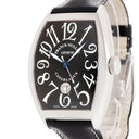 腕時計 フランクミュラー FRANCK MULLER カサブランカ デイト 8880CDT 自動巻き メンズ ブラック 青針 ビザン数字 トノー