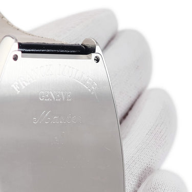 腕時計 フランクミュラー FRANCK MULLER カサブランカ デイト 8880CDT 自動巻き メンズ ブラック 青針 ビザン数字 トノー