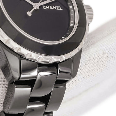 腕時計 シャネル CHANEL J12 アンタイトル 38mm リミテッド H5581 自動巻き メンズ ブラック セラミック 黒 限定