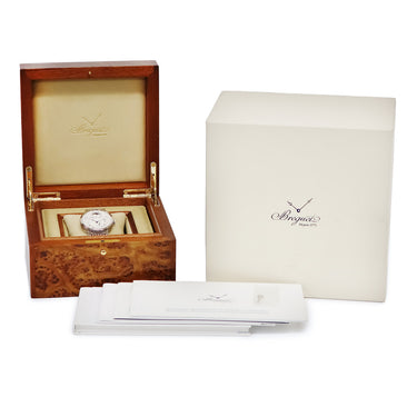 腕時計 ブレゲ BREGUET クラシック ムーンフェイズ 7337BB/1E/BV0 自動巻き メンズ K18WG無垢 ブレゲ針 コインエッジ ラウンド