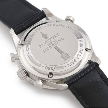 腕時計 IWC IWC ポルトギーゼ クロノグラフ ラトラパンテ ブティック ルー・ド・ラペ IW371216 手巻き メンズ スプリット 限定