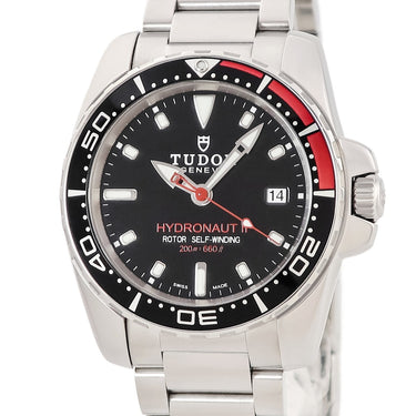 腕時計 チュードル TUDOR ハイドロノート II 20060N J番 自動巻き メンズ J番 逆回転防止ベゼル デイト 黒 ダイバーズ