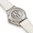 腕時計 ウブロ HUBLOT クラシックフュージョン チタニウム 581.NE.6070.LR.1204.JPN16 クオーツ レディース 純正ダイヤ ホワイト