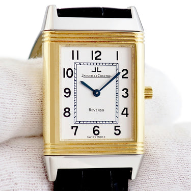 腕時計 ジャガールクルト JAEGER LECOULTRE レベルソ クラシック 250.5.86 250.540.862 手巻き メンズ K18YG×SS コンビ 回転 ヴィンテージ