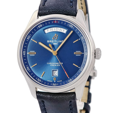腕時計 ブライトリング BREITLING プレミエ デイ&デイト 40 A45340 A453401A1C1P1 自動巻き メンズ 青 東京ブティック限定