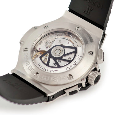 腕時計 ウブロ HUBLOT ビッグバン エボリューション パヴェ 301.SX.1170.RX.1704 自動巻き メンズ メーカーOH済 純正ダイヤ ブラック