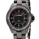 腕時計 シャネル CHANEL J12 BLUSH キャリバー 12.1 38mm H10312 自動巻き メンズ 新品同様 ブラック セラミック 黒 数量限定