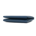 エルメス HERMES カルヴィ デュオ ネイビー系 シェーブル カードケース シルバー金具 フラグメントケース