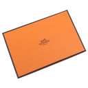 エルメス HERMES カルヴィ デュオ ネイビー系 シェーブル カードケース シルバー金具 フラグメントケース