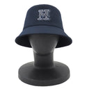 エルメス HERMES ハーパー Hエレクトリック アンクル コットン #57 ハット 紺 バケハ Hロゴ 刺繡