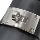 エルメス HERMES モカシン ホット H232075Z 02360 ブルーブルーエ×マリン レザー ゴム #36 ローファー シルバー金具 黒 ケリーバックル