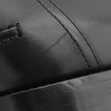 エルメス HERMES モカシン ホット H232075Z 02360 ブルーブルーエ×マリン レザー ゴム #36 ローファー シルバー金具 黒 ケリーバックル