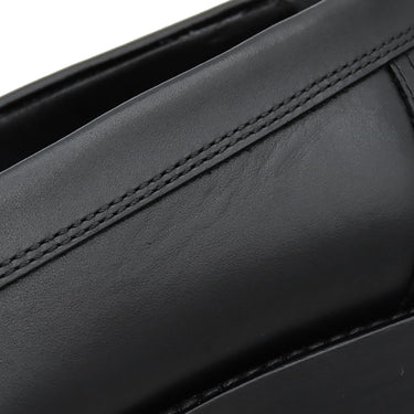 エルメス HERMES モカシン ホット H232075Z 02360 ブルーブルーエ×マリン レザー ゴム #36 ローファー シルバー金具 黒 ケリーバックル