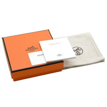 エルメス HERMES クリックHH PM ネイビーXシルバー メタル エナメル ブレスレット ブルー 青 紺 Hブレス
