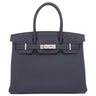 エルメス HERMES バーキン30 ブルーニュイ トゴ ハンドバッグ シルバー金具 新品 未使用 紺