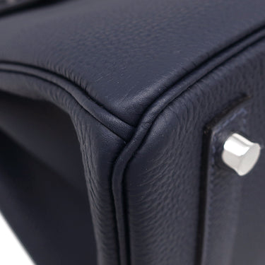 エルメス HERMES バーキン30 ブルーニュイ トゴ ハンドバッグ シルバー金具 新品 未使用 紺