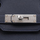 エルメス HERMES バーキン30 ブルーニュイ トゴ ハンドバッグ シルバー金具 新品 未使用 紺